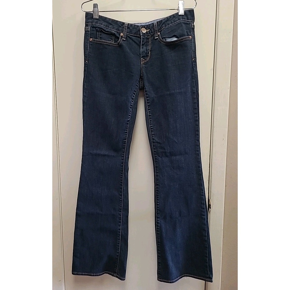 Gap 1969 Jeans Women's 27/4r‎ Blue Curvy Bootcut Dark Wash Stretch Denim Pants
